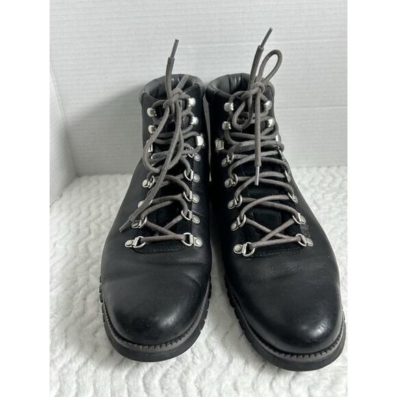 Cole Haan Boots Mens Size 12 Black ZEROGRAND Leather Lace Up Combat Ankle Hiker main image 11